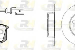 Комплект тормозной диск и колодки  для моделей: VOLKSWAGEN (POLO)