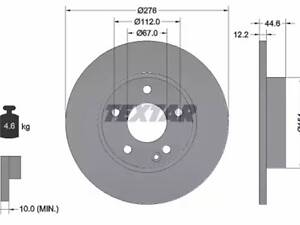Комплект тормозных дисков (2 шт) на A-Class