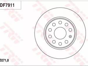 Комплект тормозных дисков (2 шт) на A1, A3, Altea, Altea XL, Ateca, Beetle, Caddy, Eos, Golf, Jetta, Q2, Scirocco, T-...