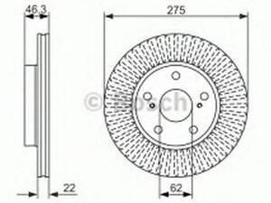 Комплект тормозных дисков (2 шт) на Auris, Corolla