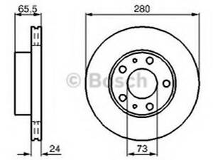 Комплект гальмівних дисків (2 шт) на Boxer, Ducato, Jumper