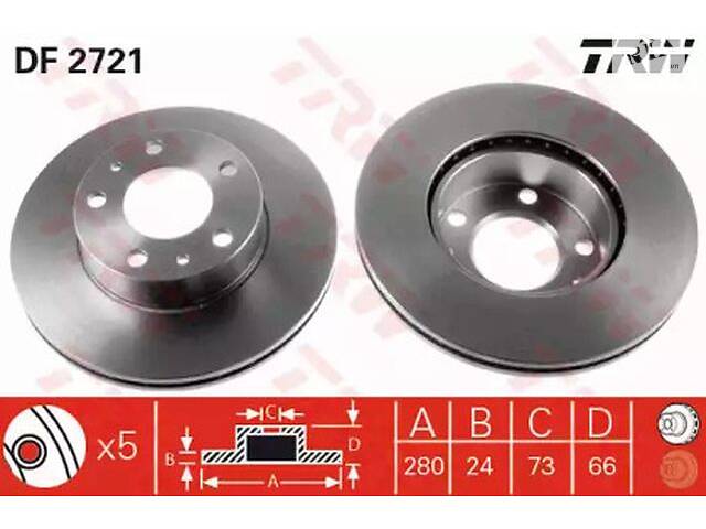 Гальмівний диск df2721