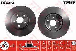Тормозный диск df4424