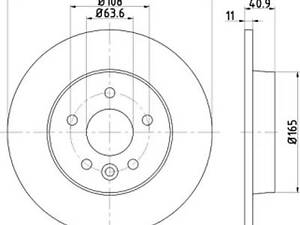 Комплект тормозных дисков (2 шт) на C-MAX, C30, Focus, S40, V40, V50