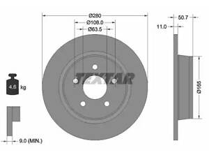 Комплект тормозных дисков (2 шт) на C-MAX, Connect, Escape, KA, Kuga