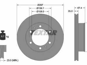 Комплект тормозных дисков (2 шт) на Fortuner, Hilux