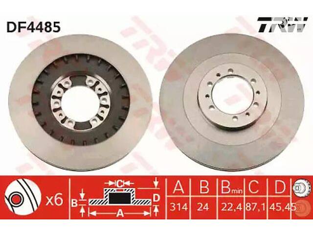 Тормозный диск df4485