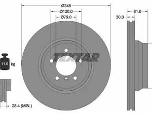Комплект тормозных дисков (2 шт) на Seria 7