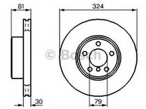 Комплект тормозных дисков (2 шт) на Seria 7