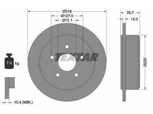 Комплект тормозных дисков (2 шт) на Wrangler