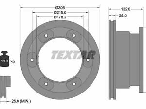 Комплект гальмівних дисків (2 шт) TEXTAR