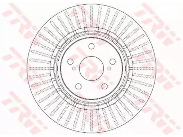 Комплект тормозных дисков (2 шт) TRW
