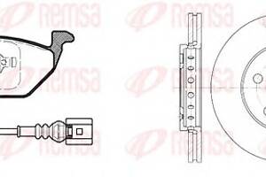 Комплект тормозных дисков и колодок для моделей: AUDI (A2), SKODA (FABIA,FABIA,FABIA)