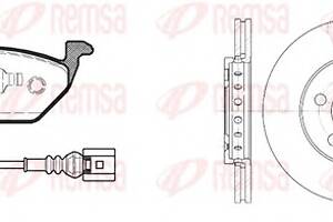 Комплект тормозных дисков и колодок для моделей: AUDI (A3), SEAT (IBIZA,IBIZA), SKODA (OCTAVIA,OCTAVIA,ROOMSTER,ROOMST