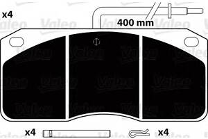 Комплект тормозных колодок, дисковый тормоз OptiPACK для моделей: FORD (Cargo), VOLVO (FL)