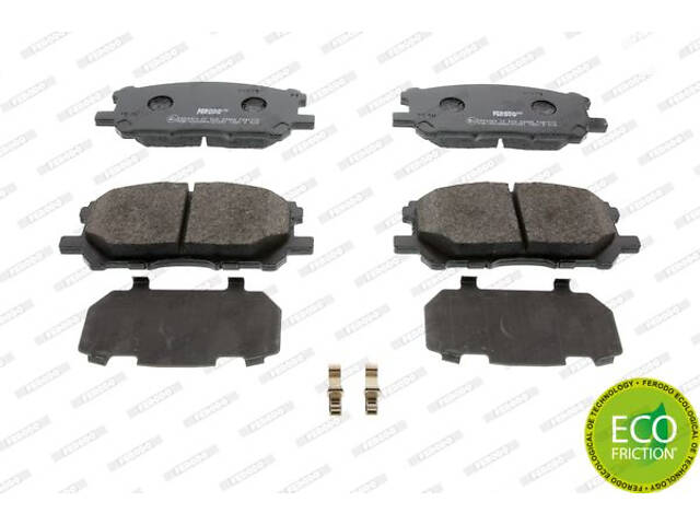 Комплект тормозных колодок, дисковый тормоз COTEC, Toyota/Lexus, 1MZ-FE, 03-08