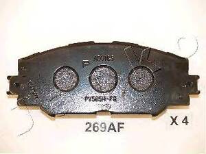 Комплект тормозных колодок, дисковый тормоз JAPKO 50269 на TOYOTA BLADE (NRE15_, ZZE15_, ADE15_, ZRE15_, NDE15_)