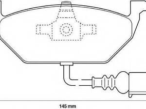 Комплект тормозных колодок, дисковый тормоз JURID 571971D на SEAT IBIZA V (6J5, 6P5)