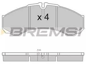 Комплект тормозных колодок BREMSI