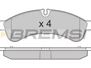 Комплект тормозных колодок BREMSI