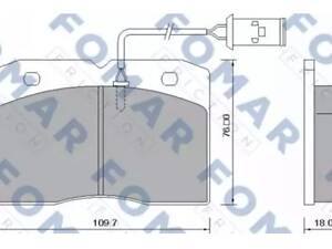 Комплект тормозных колодок FOMAR