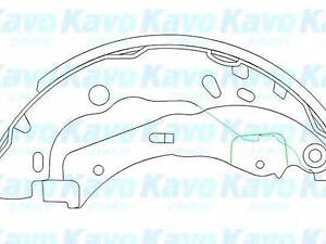 Комплект тормозных колодок KAVO PARTS KBS7407 на NISSAN VERSA NOTE (E12)