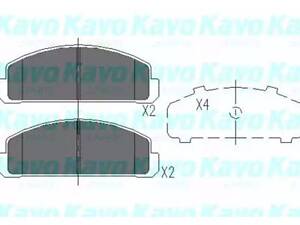 Комплект тормозных колодок KAVO PARTS