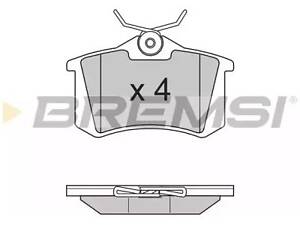 Комплект тормозных колодок на 1007, 307, 405, A2, A3, A4, A6, A8, Allroad, Altea, Arosa, Bora, C2, C3, C3 Pluriel, C4...