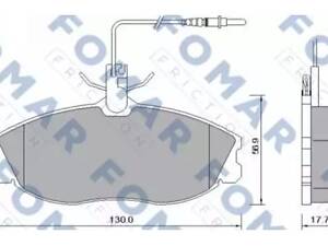 Комплект гальмівних колодок на 306, 406, 607, Xsara