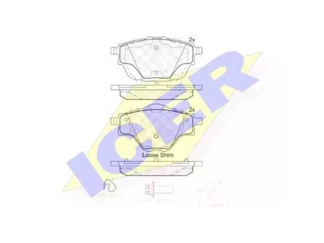 Комплект тормозных колодок на 308, C4 Grand Picasso, C4 Picasso / Grand Picasso