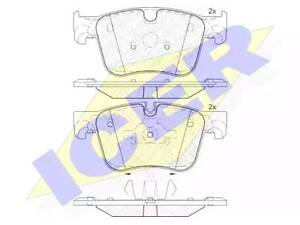 Комплект гальмівних колодок на 308, C4 Grand Picasso, C4 Picasso/Grand Picasso