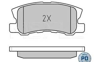 Комплект тормозных колодок на 4007, 4008, ASX, C-Crosser, C4 Aircross, Caliber, Compass, Grandis, Lancer, Outlander, ...