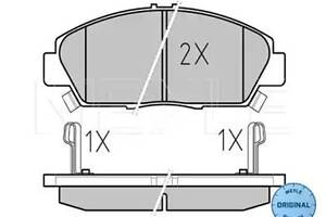 Комплект тормозных колодок на 600, Accord, Prelude, Shuttle