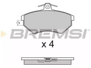 Комплект тормозных колодок на 80, A4, Cabriolet, Seria 5