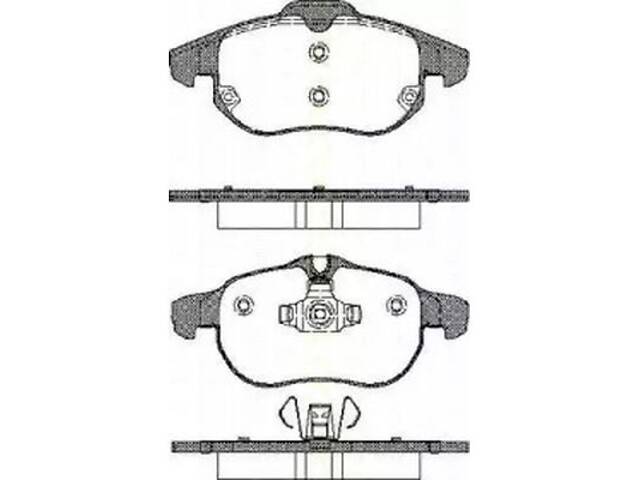 Комплект тормозных колодок на 9-3, Astra H, Croma, Signum, Vectra C, Zafira B
