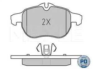 Комплект тормозных колодок на 9-3, Croma, Signum, Vectra C, Zafira B