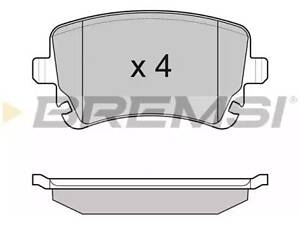 Комплект тормозных колодок на A3, A4, A6, A8, Continental, Multivan, Transporter T5