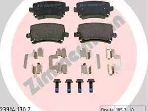 Комплект тормозных колодок на A3, A4, A6, Altea, Altea XL, Caddy, Eos, Exeo, Golf, Jetta, Leon, Octavia, Passat B6, P...