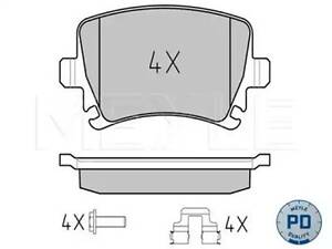 Комплект тормозных колодок на A3, A4, A6, Altea, Altea XL, Caddy, Eos, Exeo, Golf, Jetta, Leon, Octavia, Passat B6, P...