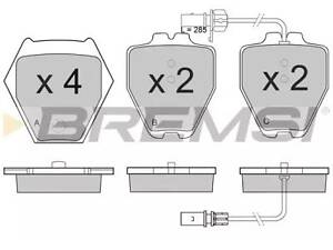 Комплект тормозных колодок на A4, A6, Allroad, Passat B5