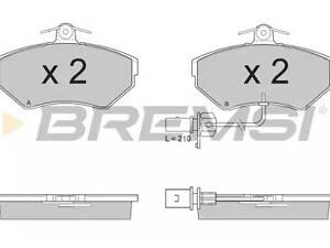 Комплект тормозных колодок на A4, Lupo, Passat B5