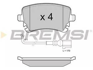 Комплект тормозных колодок на A6, Multivan, Transporter T5, Transporter T6