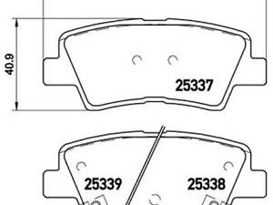 Комплект тормозных колодок на Accent, Carens, Ceed, Elantra, Grandeur, I20, I30, I40, Niro, Optima, ProCeed, Rio, Son...