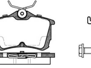 Комплект тормозных колодок на Accord