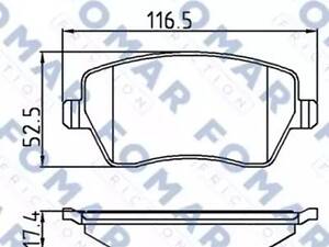 Комплект тормозных колодок на Agila, Clio, Duster, Kangoo, Logan, Micra, Modus, Note, Splash, Swift, Tiida, Twingo