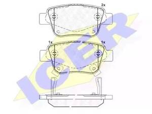 Комплект гальмівних колодок на Alphard, Avensis, Corolla