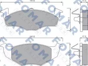 Комплект тормозных колодок на Arosa, Fabia, Fox, Lupo, Polo