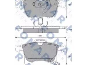 Комплект гальмівних колодок Astra F, Astra G, Astra H, Combo, Corsa C, Meriva, Zafira B