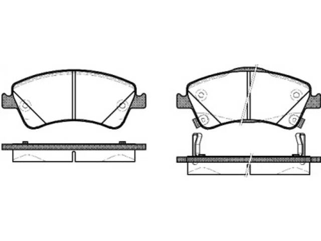 Комплект тормозных колодок на Auris, Avensis, Corolla