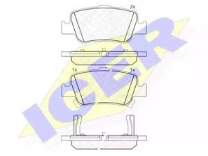Комплект тормозных колодок на Auris, Corolla
